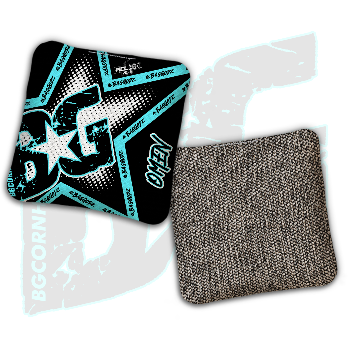 2026 BG Multiple Bag Models "Nova Drip" - ACL Pro Stamped Cornhole Bags - SET OF 4 BAGS