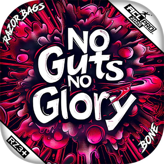 Bone | No Guts No Glory | ACL PRO Cornhole Bags by Razor Bags (Razor Cornhole)