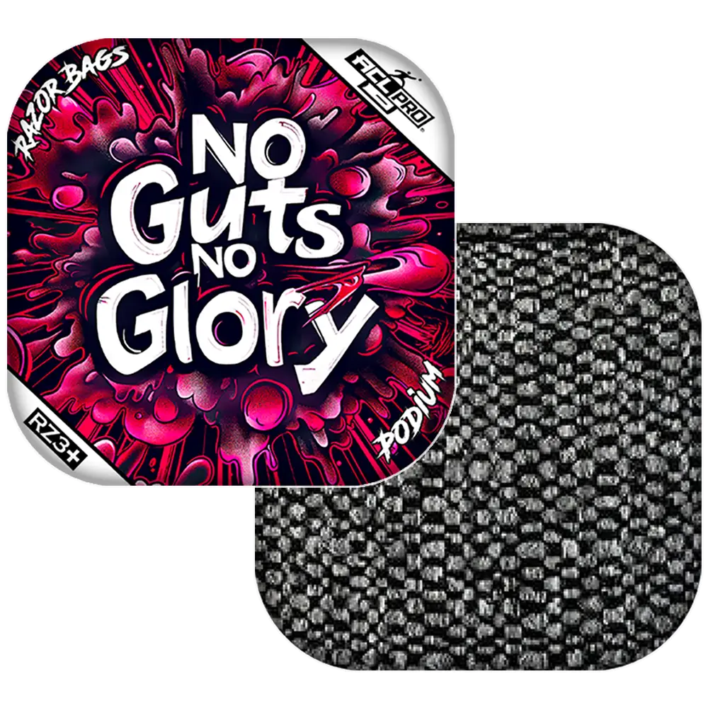 Podium | No Guts No Glory | ACL PRO Razor Cornhole Bags