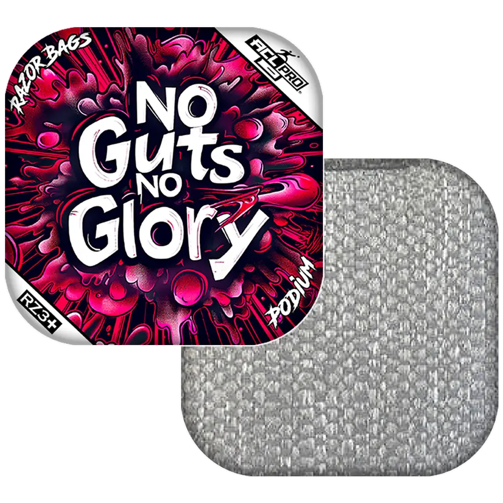 Podium | No Guts No Glory | ACL PRO Razor Cornhole Bags
