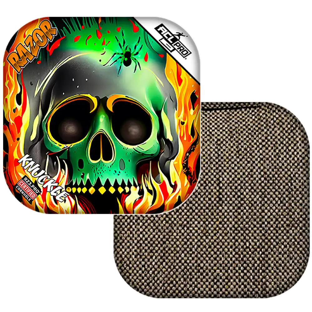 Knuckle | Nuclear Skull | ACL PRO Razor Cornhole Bags