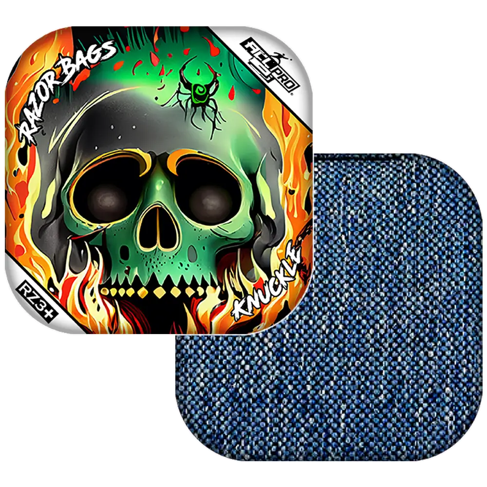 Knuckle | Nuclear Skull | ACL PRO Razor Cornhole Bags