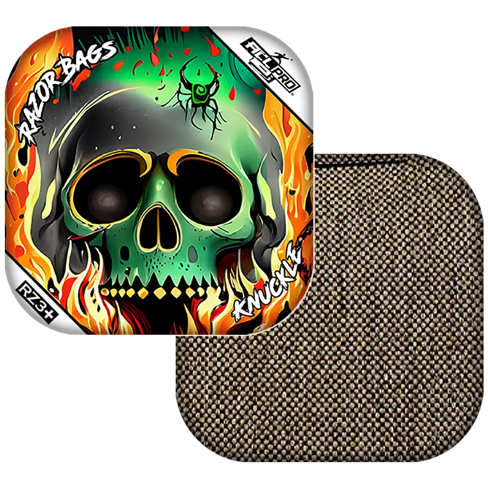 Knuckle | Nuclear Skull | ACL PRO Razor Cornhole Bags