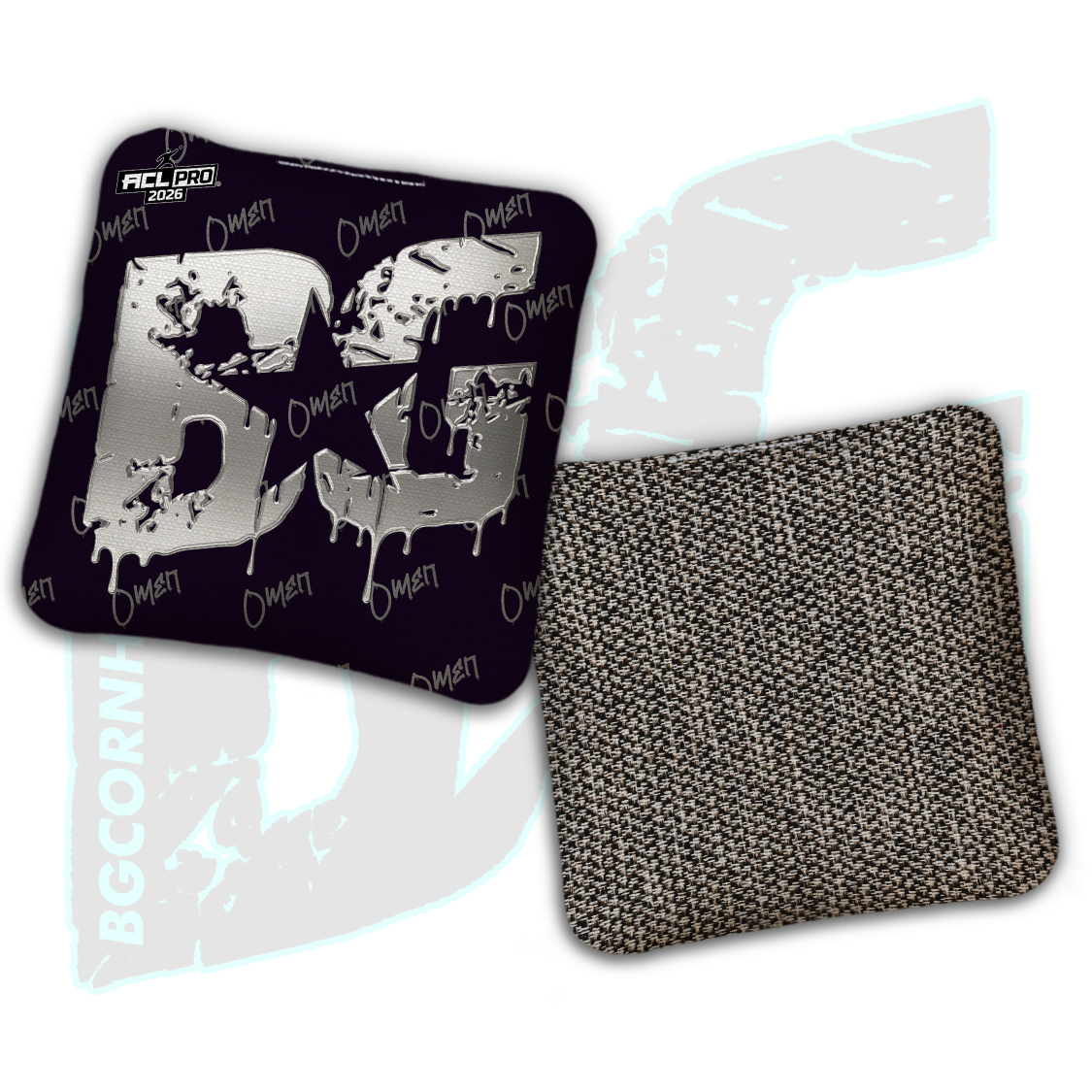 2026 BG Multiple Bag Models "Black Liquid Gold" - ACL Pro Stamped Cornhole Bags - SET OF 4 BAGS