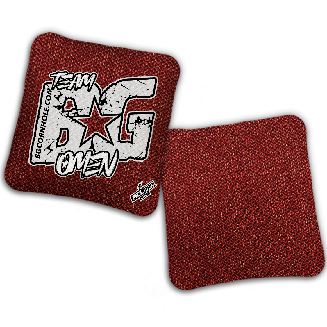 2027 BG OMEN “ESPN THROWBACK COLORMATCH" - ACL Pro Stamped Cornhole Bags - SET OF 4 BAGS
