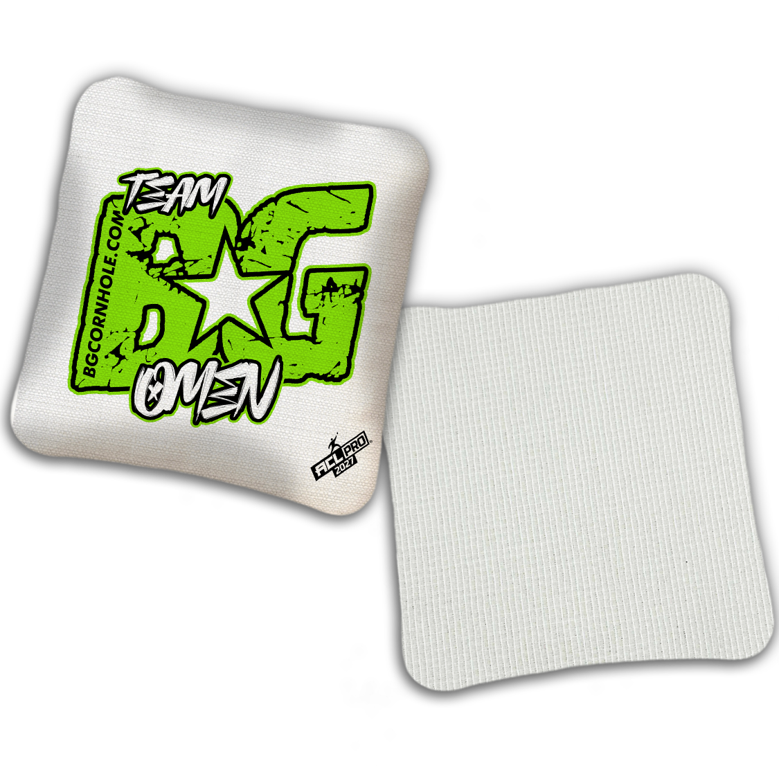 2027 BG OMEN “ESPN THROWBACK COLORMATCH" - ACL Pro Stamped Cornhole Bags - SET OF 4 BAGS
