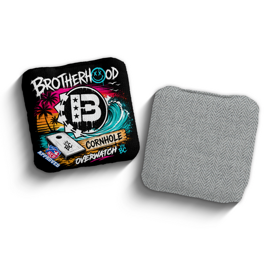2027 Brotherhood Cornhole Overwatch Beach Punk Edition ACO Stamped Cornhole Bags
