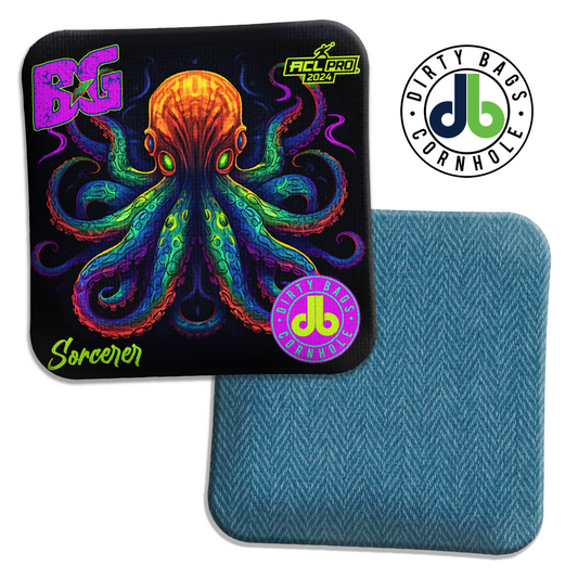 BG Cornhole Sorcerers - Glowing Octopus