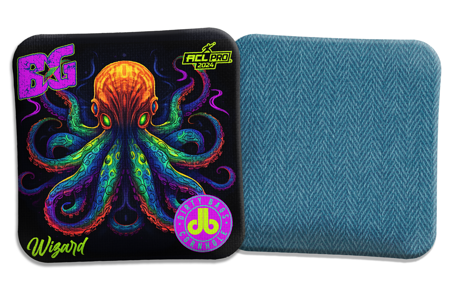 BG Cornhole Wizard -  Glowing Octopus