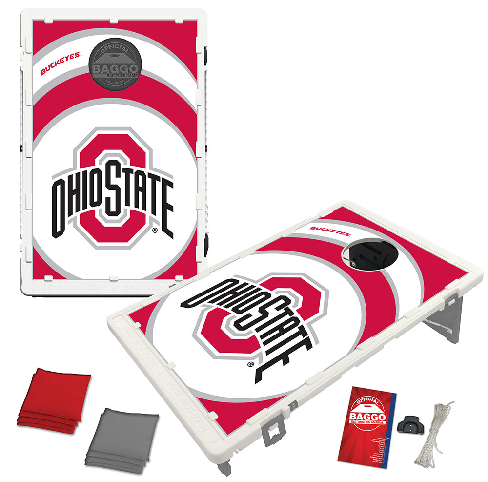 Ohio State Buckeyes Vortex Baggo Bean Bag Toss Portable Cornhole Game