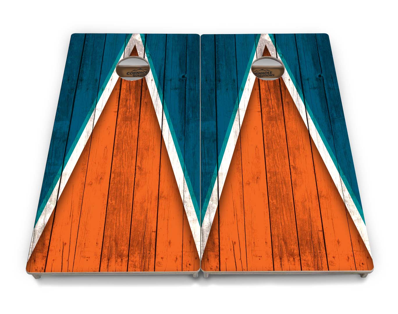 Team Color Triangle Cornhole Boards – Tournament Series
