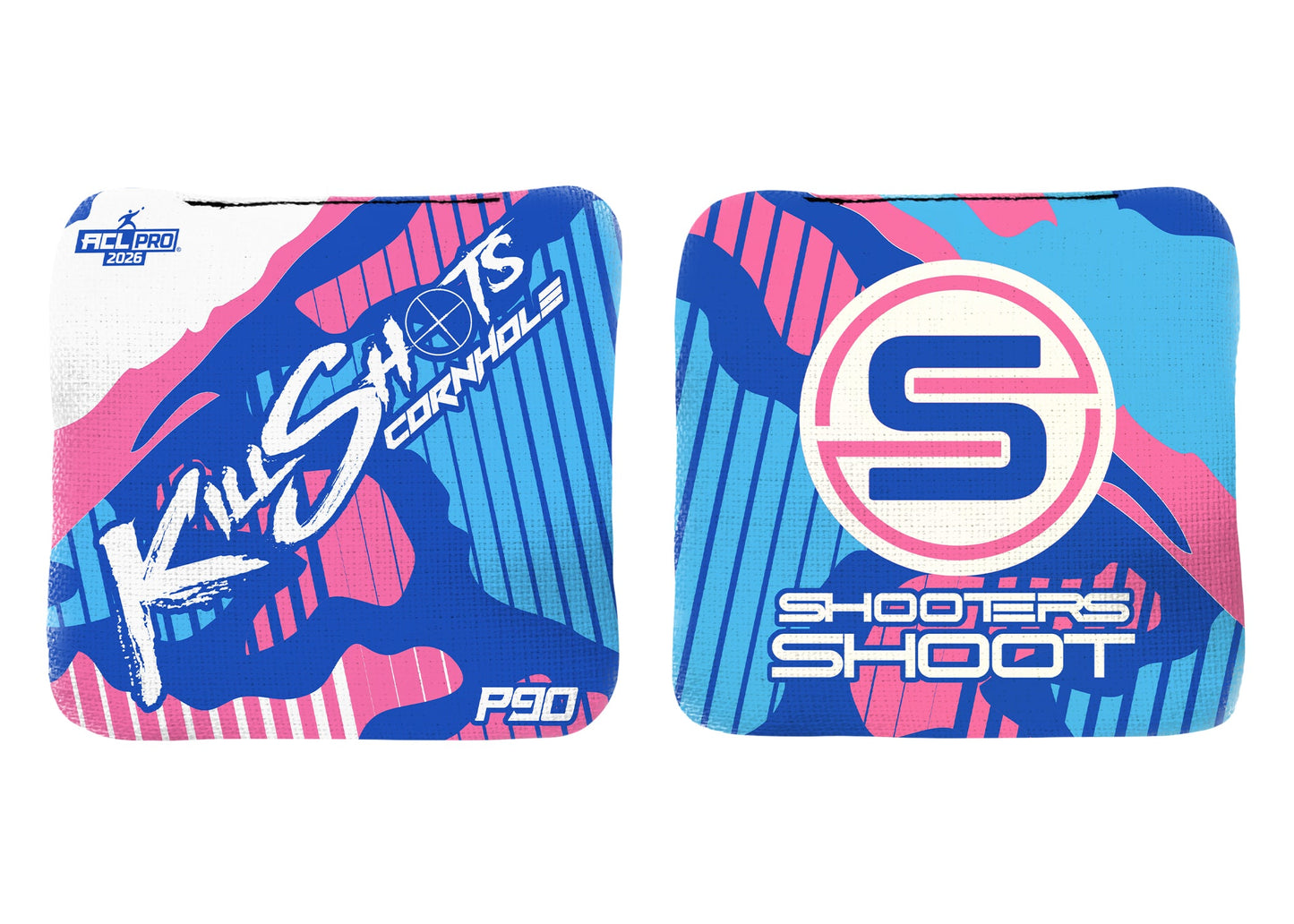 Killshots Cornhole | P90 Series | 2026 ACL PRO | Cornhole Bags | Limited Edition Designs