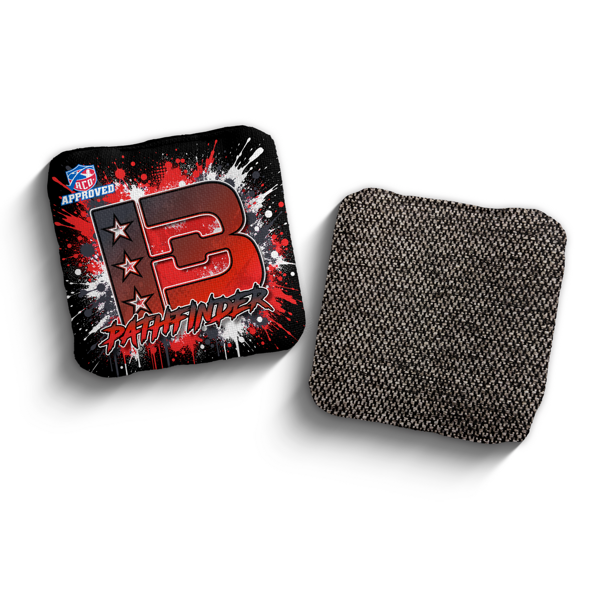 2027 Brotherhood Cornhole Pathfinder Splatter Edition ACO Stamped Cornhole Bags