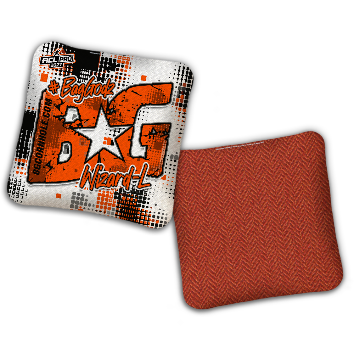 2027 BG Multiple Bag Models "PHANTOM GRID" - ACL Pro Stamped Cornhole Bags - SET OF 4 BAGS