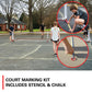 Portable Pickleball Net & Court Marking Set