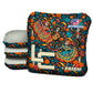Calaca Fiesta Ribbons Cornhole Bags - Multiple Series - Set of 4