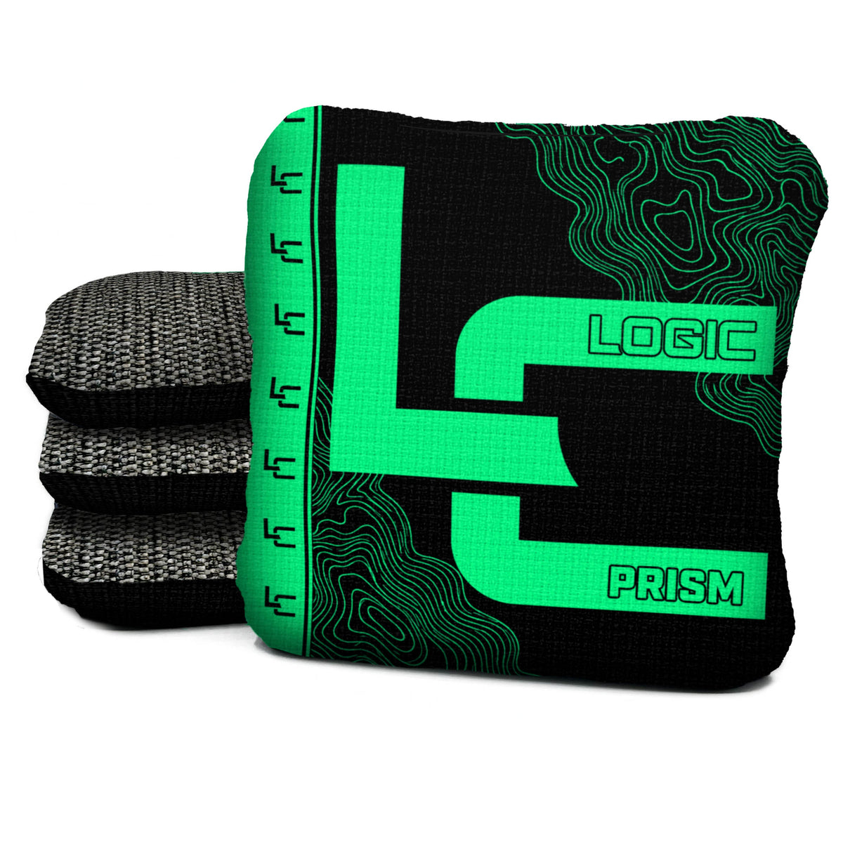 Contour Black Glow Cornhole Bags - Multiple Series - Set of 4