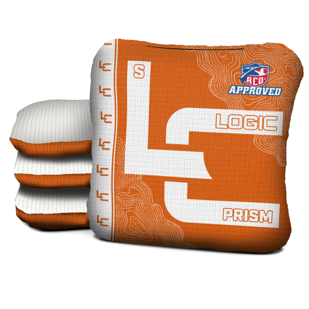 Contour Orange Cornhole Bags - Multiple Series - Set of 4