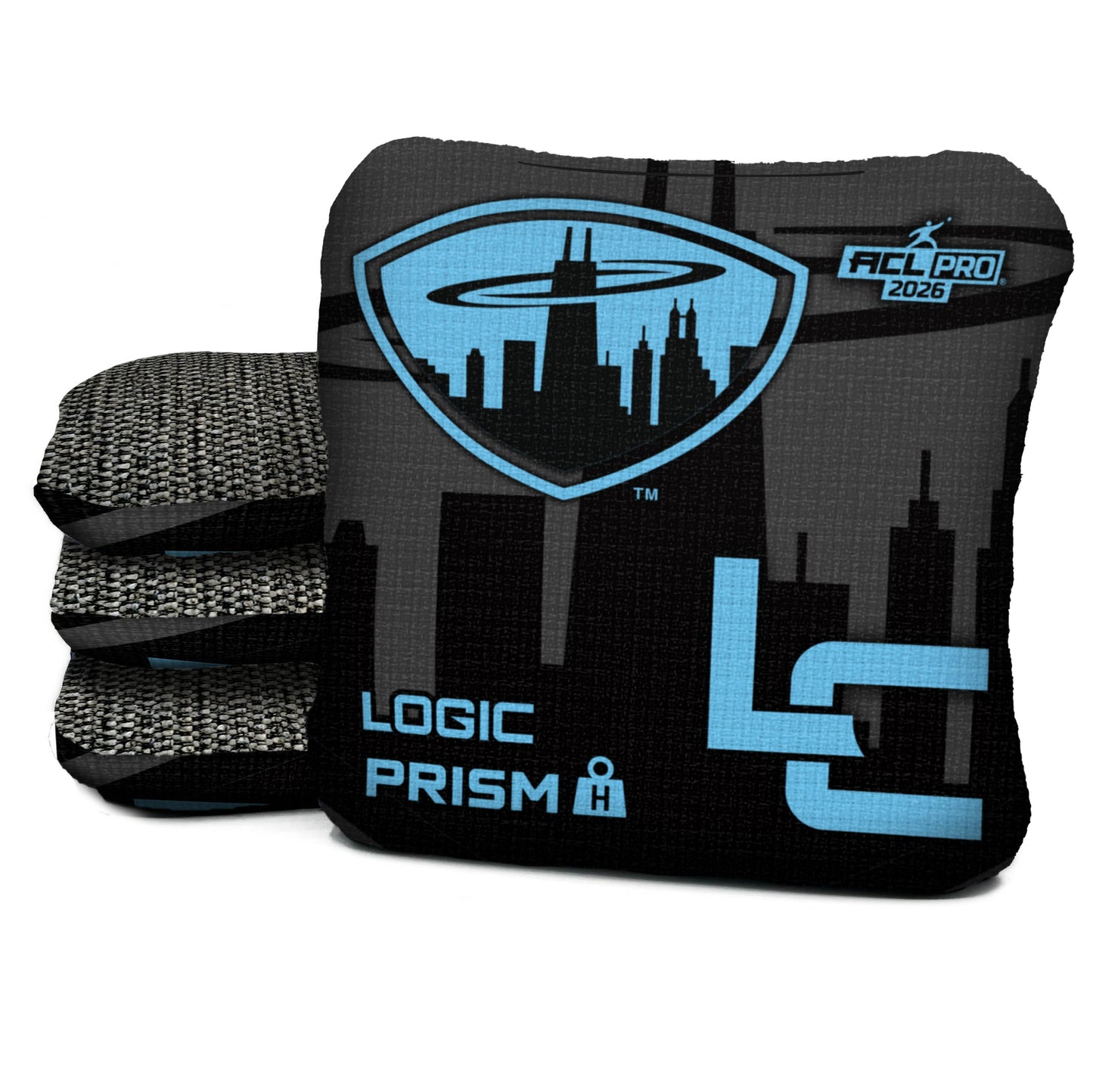 2026 Chicagoland Spinners - Dark Broadcast - Logic Cornhole ACL PRO BAGS - MULTIPLE BAG SERIES - Set of 4 bags
