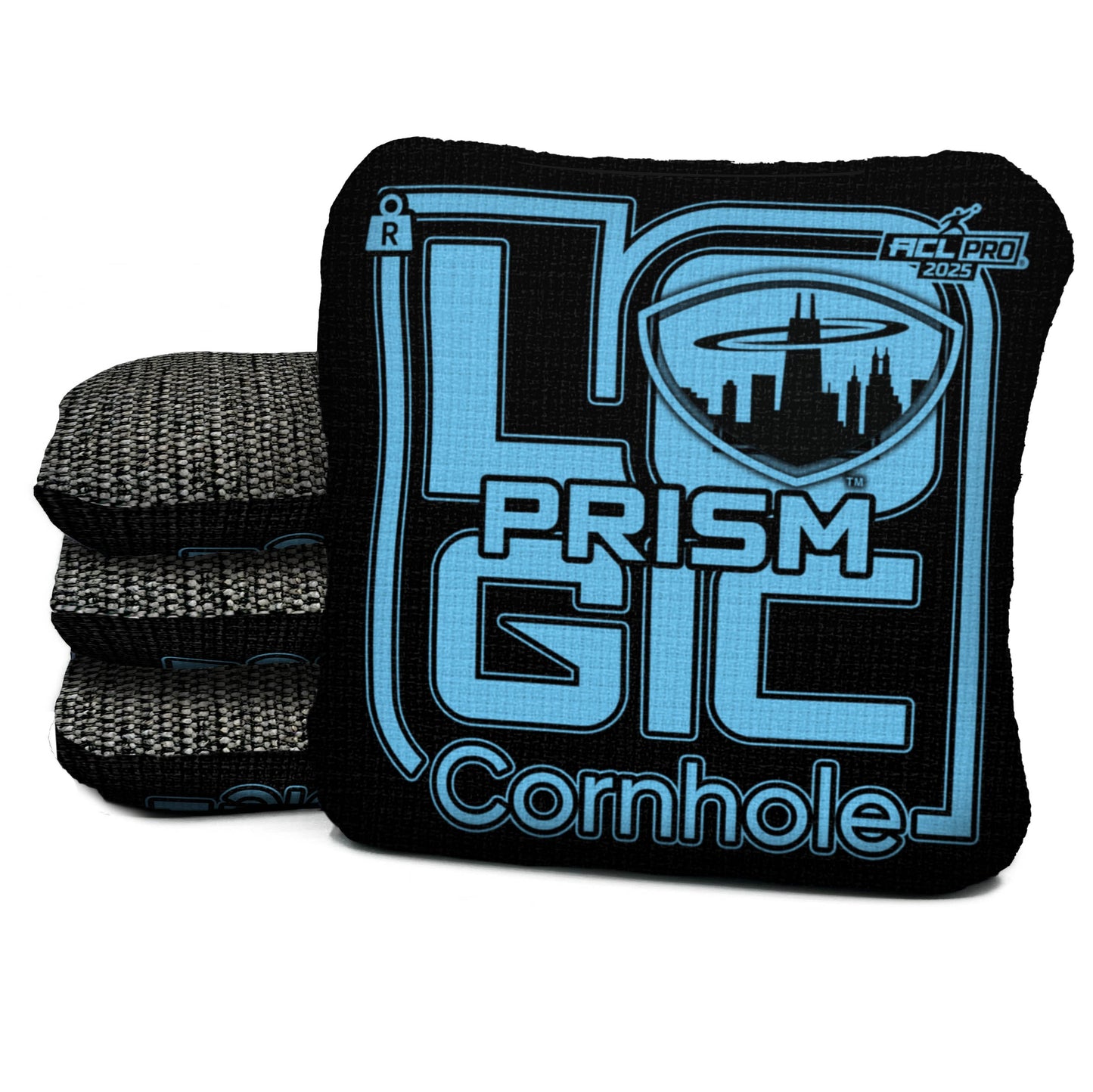 Logic Cornhole - Chicagoland Spinners - Official ACL TEAMS - ACL PRO BAGS - MULTIPLE BAG SERIES - Set of 4 bags