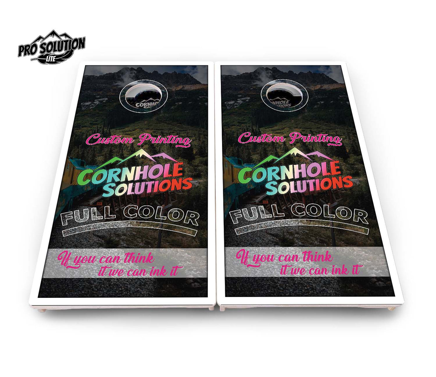 Custom Cornhole Boards - Pro Solution Lite Series