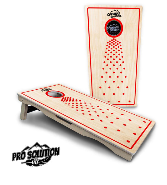 Basic Pop Dots CS Logo Cornhole Boards - Pro Solution Lite Series