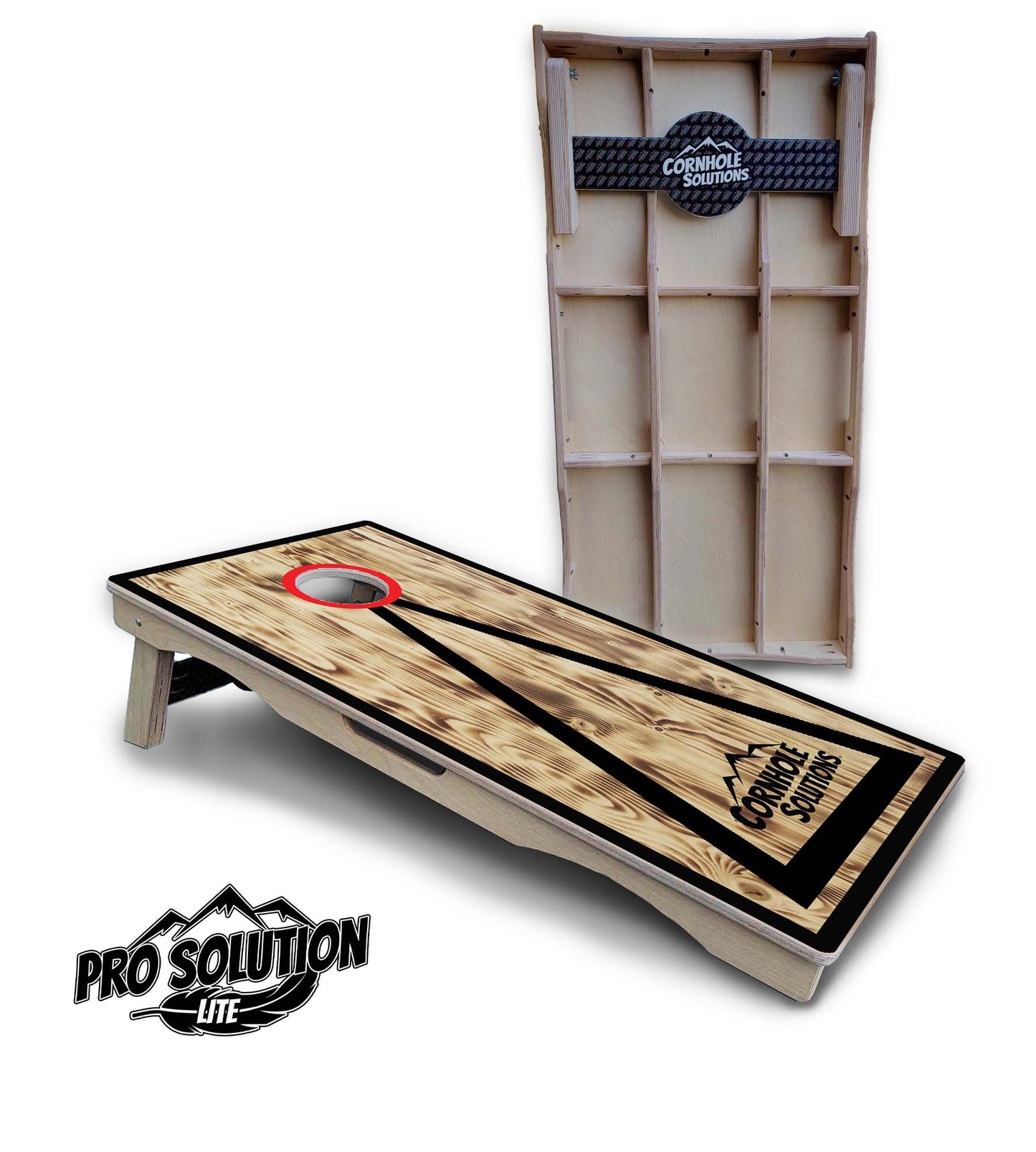 Burnt Triangle Cornhole Boards - Pro Solution Lite Series
