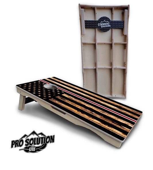 Nurse Thin Line Flag Cornhole Boards - Pro Solution Lite Series