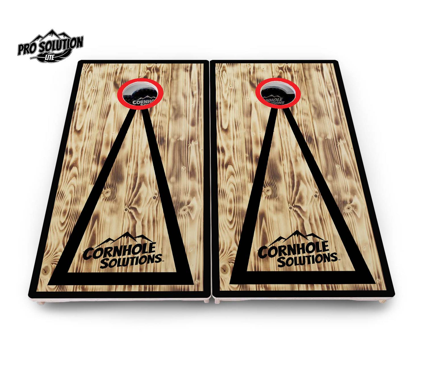 Burnt Triangle Cornhole Boards - Pro Solution Lite Series