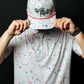 Drippy White Paint Hat