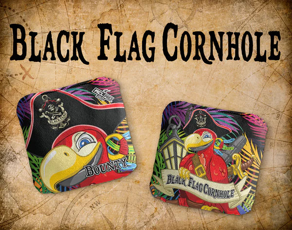 Black Flag Cornhole Bags - Bounty - Parrot