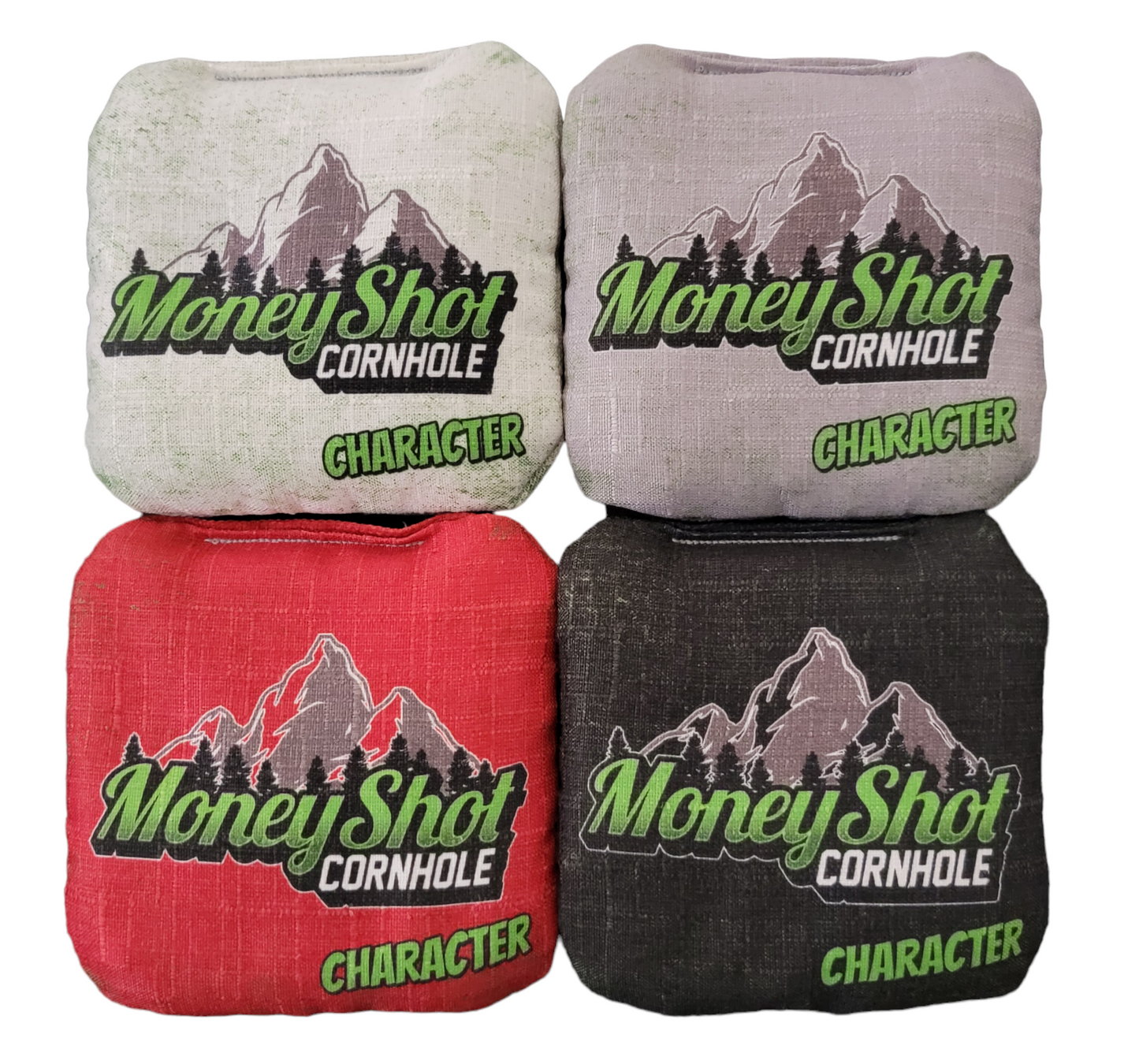 Custom - Pro Cornhole Bags - Regulation 6"x6" – Set of 4 - Character Series