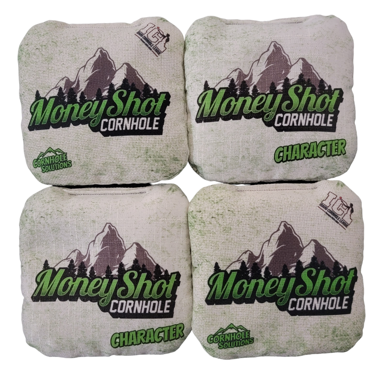 Custom - Pro Cornhole Bags - Regulation 6"x6" – Set of 4 - Character Series
