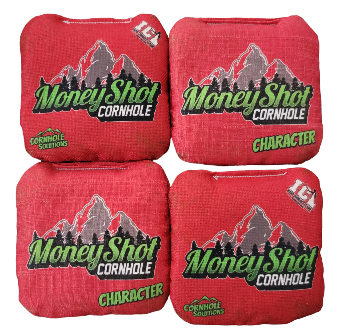Custom - Pro Cornhole Bags - Regulation 6"x6" – Set of 4 - Character Series