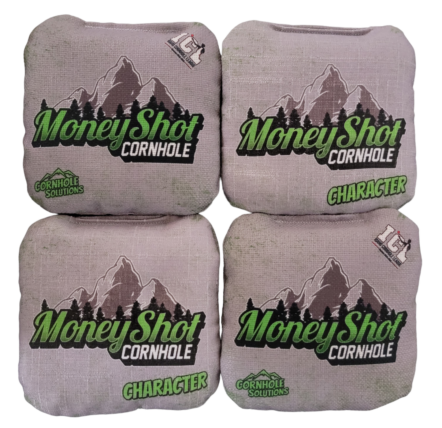 Custom - Pro Cornhole Bags - Regulation 6"x6" – Set of 4 - Character Series