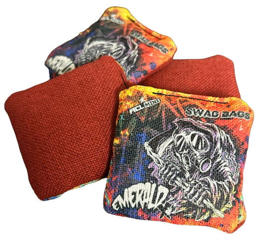 Swag Bags Cornhole - Emerald Mini Cornhole Bags (Spellbound)