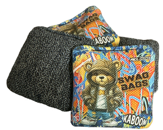 Swag Bags Cornhole - KaBooM Mini Cornhole Bags (Bear Swag)