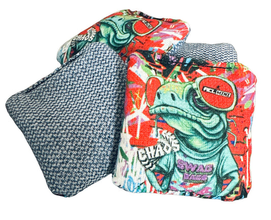 Swag Bags Cornhole - Chaos Mini Cornhole Bags (Lizard Swag)