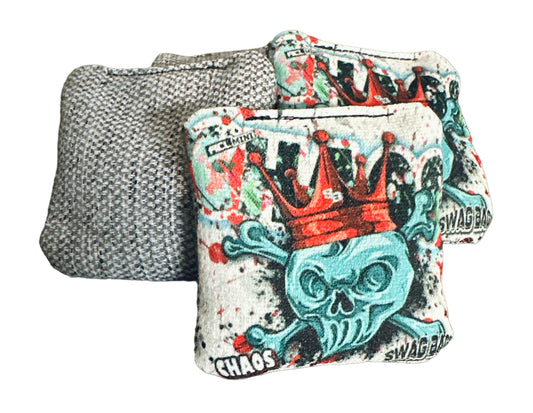 Swag Bags Cornhole - Chaos Mini Cornhole Bags (Skully Swagger)
