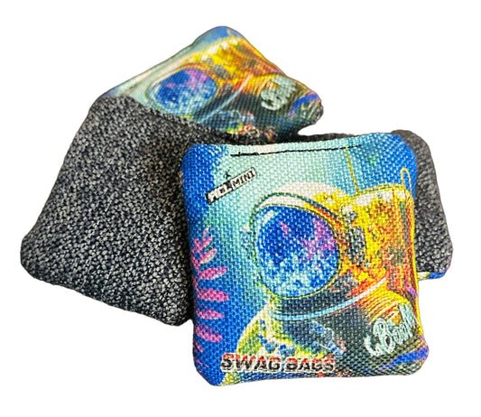 Swag Bags Cornhole - KaBooM Mini Cornhole Bags (Sea Diver)