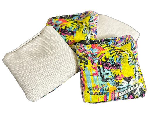Swag Bags - Emerald Mini Cornhole Bags (Tiger Swag)