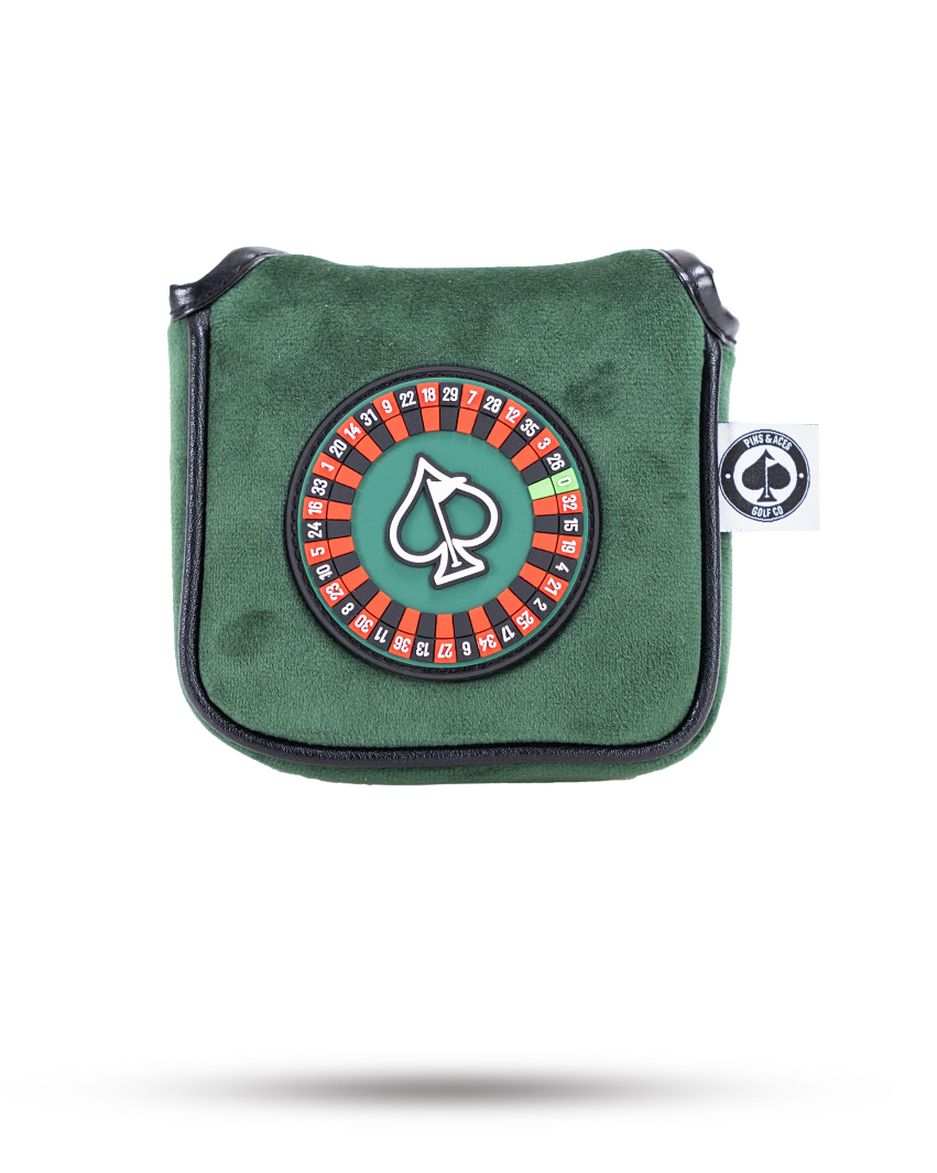 Pins and Aces Roulette Mallet Putter Cover
