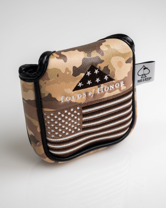Pins and Aces Folds of Honor 2.0 Mallet Putter Cover - Thumbnail 5