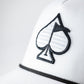 Perforated Rope Hat - White