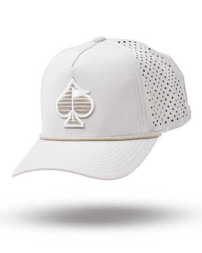 Perforated Rope Hat - Bone