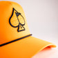 Perforated Rope Hat - Highlighter Orange