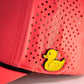 Perforated Rope Hat - Highlighter Pink
