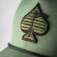 Perforated Rope Hat - Olive