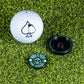 Pop Out Medallion Ball Marker - Green