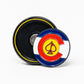 Pop Out Medallion Ball Marker - Colorado